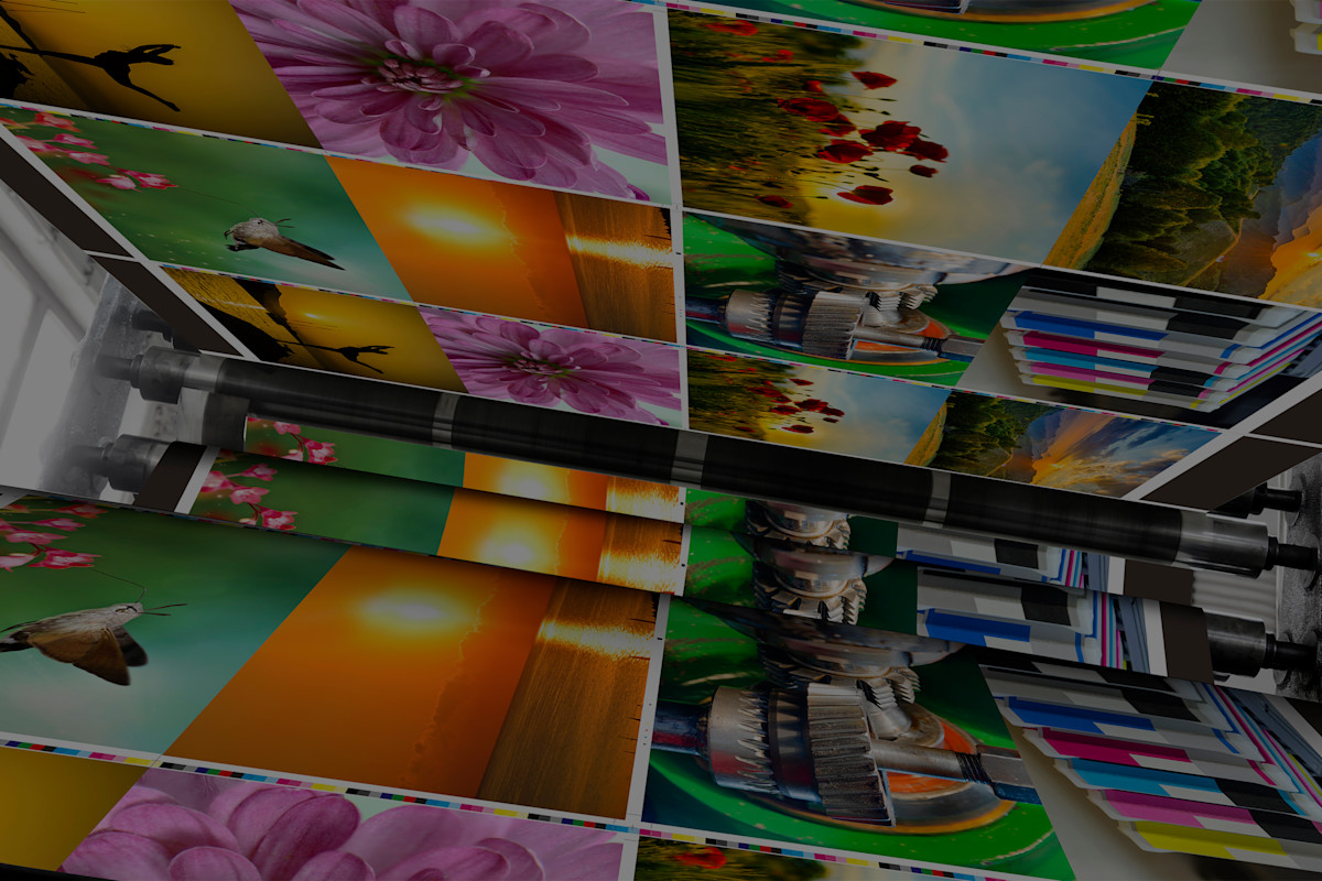 Photos being printed.