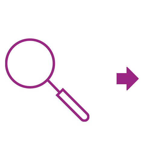 Search icon violet